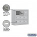 Salsbury Cell Phone Storage Locker - 3 Door High Unit (5 Inch Deep Compartments) - 9 A Doors - steel - Surface Mounted - Master Keyed Locks